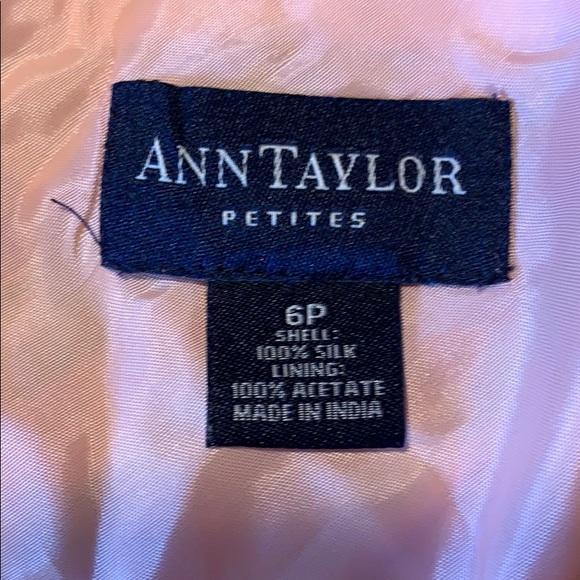 ANN TAYLOR 100% SILK top 6P - Picture 4 of 5